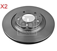 Rear Brake Disc x2 Pcs FEBI Fits MAZDA Rx-8 F152-26-251