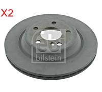 Rear Brake Disc x2 Pcs FEBI Fits MERCEDES C215 W215 W220 2204230212