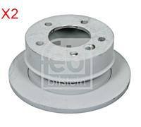 Rear Brake Disc x2 Pcs FEBI Fits MERCEDES Sprinter 901 902 W901 W902 9014230812