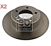 Rear Brake Disc x2 Pcs FEBI Fits OPEL RENAULT NISSAN Movano B Nv400 4421080