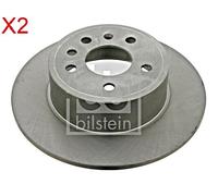 Rear Brake Disc x2 Pcs FEBI Fits SAAB OPEL 900 II 9-3 9-5 Vectra B 569210