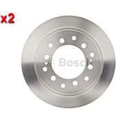 Rear Brake Disc x2 Right BOSCH Fits LEXUS Gx TOYOTA 4 Runner Prado 0986479S36