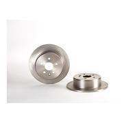 Rear Brake Discs 2 Pieces Pair 268.5mm Diameter Solid Braking Brembo 08.5625.30