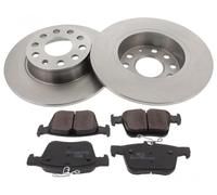 Rear Brake Discs Pads Kit For AUDI A3, Q2, TT, SEAT ATECA, LEON, SKODA KAROQ, VW