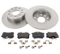 Rear Brake Discs Pads Kit For AUDI A3, SEAT LEON, TOLEDO, ALTEA, SKODA OCTAVIA