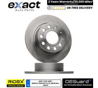Rear Brake Discs Pair for Audi A3, SEAT Leon, Škoda Octavia - OE 1K0615601AA