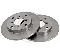 Rear Brake Discs Set A.B.S. 16134 for Suzuki Swift 1.3 GTI 1985-2001