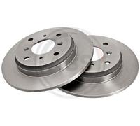 Rear Brake Discs Set A.B.S. 16206 for Honda Accord 1990-1993 Prelude 1992-1996