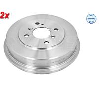 Rear Brake Drum 2x MEYLE Fits FORD Ecosport 12-22 1780744