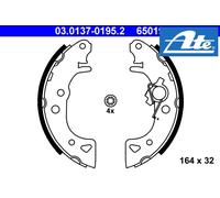 REAR BRAKE DRUM SHOE SET 03.0137-0195.2 ATE I