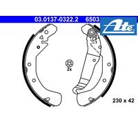 REAR BRAKE DRUM SHOE SET 03.0137-0322.2 ATE I
