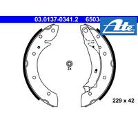 REAR BRAKE DRUM SHOE SET 03.0137-0341.2 ATE I
