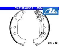 ATE 03.0137-0493.2 Brake Shoe Set