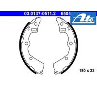 REAR BRAKE DRUM SHOE SET 03.0137-0511.2 ATE I