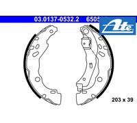 DRUM BRAKE SHOES PADS SET SET FOR RENAULT DACIA CLIO II BOX SB0 1 2 K9K 704 K9K