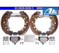 ATE Brake Shoe Set 03.0520-9220.3 - Pre-assembled Rear Drum Brakes for Fiat/Citroen/Peugeot