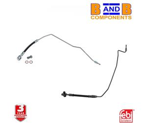 REAR BRAKE FLEXI HOSE PAIR FEBI BILSTEIN AUDI A6 C5 PASSAT B5 SUPERB 3U4 A4631