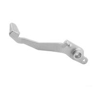 Rear Brake Foot Pedal Lever Aluminum Silver Compatible with for Kawasaki 650 ABS/KRT 2017-2025 and Z650/Z650RS 2017-2025 Motorcycle Replacement Accessory