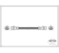 REAR BRAKE HOSE FITS: HONDA CR-V I WAGON 2.0 16V 4WD .HONDA LOGO 1.3 I