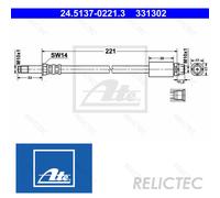 Rear Brake Hose Line BMW:E90,E91,F30,E92,F36,E87,E93,E84,E81,E88,E82,3,1,4,X1