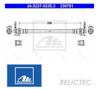 Rear Brake Hose Line MB VW:903,904,2DA 2DD 2DH,2DC 2DF 2DG 2DL 2DM,2DB 2DE 2DK