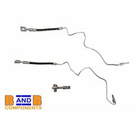 REAR BRAKE HOSE METAL PIPE PAIR VW GOLF MK4 AUDI A3 NEW BEETLE A741