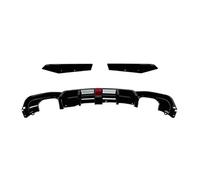 Rear Brake Light Lamp Bumper Lip Diffuser Compatible For BMW 3 Series F30 MT MP 2013 To 2019 Spoiler By ABS Gloss Black Body Kit(Style D)