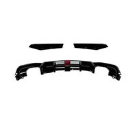 Rear Brake Light Lamp Bumper Lip Diffuser Compatible For BMW 3 Series F30 MT MP 2013 To 2019 Spoiler By ABS Gloss Black Body Kit(Style D)