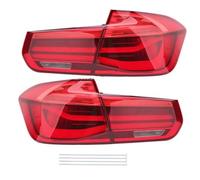 Rear Brake Lights LED 2pcs Tail Brake Light For BMW F30 2014 2015 2016 Rear Dynamic Turn Signal Driving Reverse Reflector Fog Lamp Car Accessories(1 set red)