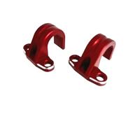 Rear Brake Line Hose Guide Clamp Compatible With KX65 KX125 KX250 KX250X KX250F(Red)