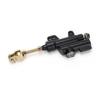 Rear Brake Master Cylinder, Motorcycle Rear Foot Hydraulic Brake Master Cylinder Pump Replacement for Motorbike ATV Dirt Bike(black)