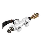 Rear Brake Master Cylinder, Rear Foot Brake Hydraulic Master Cylinder Pump Reservoir for Motorcycle Dirt Bike ATV