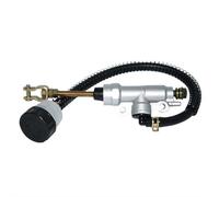 Rear Brake Master Cylinder Reservoir - High-Strength Aluminum Alloy Brake Pump Compatible with Mainstream Models and Other ATV/UTV Vehicles, Enabling Quick Upgrades and Replacements (Silver)