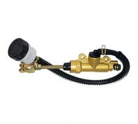 Rear Brake Master Cylinder Reservoir - High-Strength Aluminum Alloy Brake Pump Compatible with Mainstream Models and Other ATV/UTV Vehicles, Enabling Quick Upgrades and Replacements (Gold)