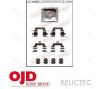 Rear Brake Pad Fitting Kit Accessory for Nissan Renault:QASHQAI +2 I 1,X-TRAIL