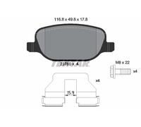 REAR BRAKE PAD SET DISC BRAKE FITS: ALFA ROMEO 159 SEDAN 2.0 JTDM /1.9 JTS /2