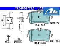 ATE 13.0470-2770.2 Brake pad set