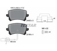 REAR BRAKE PAD SET DISC BRAKE FITS: AUDI Q3 RS 2.5 QUATTRO/RS PERFORMANCE 2.5