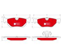 REAR BRAKE PAD SET DISC BRAKE FITS: BMW 3 TOURING 325 I/318 D/318 I/316 D/320