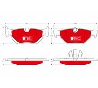 REAR BRAKE PAD SET DISC BRAKE FITS: BMW 3 TOURING 325 I/325 XI/318 D/318 I/32