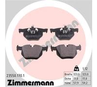 REAR BRAKE PAD SET DISC BRAKE FITS: BMW 3 TOURING 325 I/330 I/320 D/330 D/325