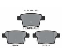 REAR BRAKE PAD SET DISC BRAKE FITS: BYD M6 2.0/2.4.BYD S6 2.4/2.0.EMGRAND EC8