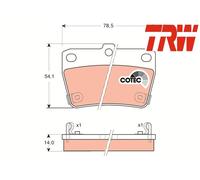 REAR BRAKE PAD SET DISC BRAKE FITS: CHERY J11 1.6/2.0/2.4 ALL-WHEEL DRIVE.CHE