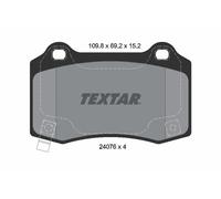 REAR BRAKE PAD SET DISC BRAKE FITS: CHEVROLET CAMARO 3.6/6.2/6.2 ZL1.CHEVROLE