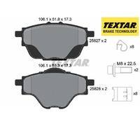REAR BRAKE PAD SET DISC BRAKE FITS: CITROËN C4 GRAND PICASSO II 1.6 VTI 120/1