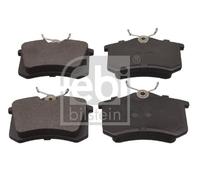 REAR BRAKE PAD SET DISC BRAKE FITS: CITROËN C4 II 1.6 VTI 120/1.4 VTI 95/1.6