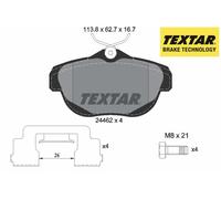 REAR BRAKE PAD SET DISC BRAKE FITS: CITROËN C6 SEDAN 3.0 V6/2.7 HDI/2.2 HDI/3