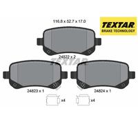 REAR BRAKE PAD SET DISC BRAKE FITS: DODGE JOURNEY 2.7/2.0 CRD/2.7 FLEXFUEL/2.