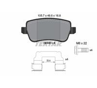 REAR BRAKE PAD SET DISC BRAKE FITS: FITS FOR FIAT CROMA 1.9 D MULTIJET/1.9 D