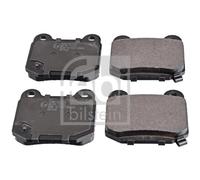 REAR BRAKE PAD SET DISC BRAKE FITS: FITS FOR SUBARU IMPREZA SALOON 2.0 WRX ST